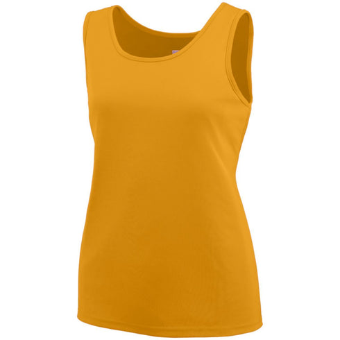 Augusta Sportswear Ladies Training Tank (1705), Color 'Gold'